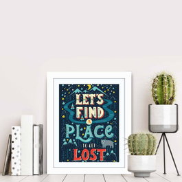 Wallity Cuadro Decorativo Enmarcado Multicolor BCT-043